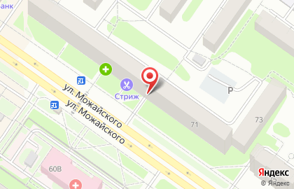 Стриж на улице Можайского на карте