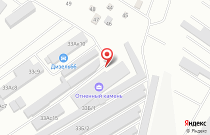 Торгово-производственная компания Огненный камень на Машиностроителей на карте