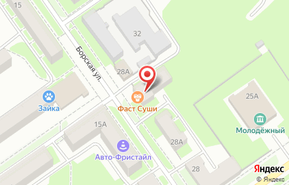 Фирменный магазин Звениговский в Автозаводском районе на карте