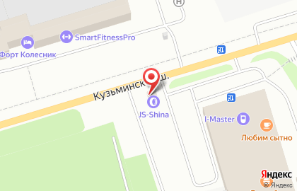 Шиномонтажная мастерская JS-Shina на Кузьминском шоссе на карте