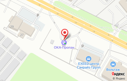 Автомобильная заправочная станция на карте