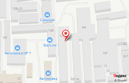 Автомастерская Якутрадиострой в Якутске на карте