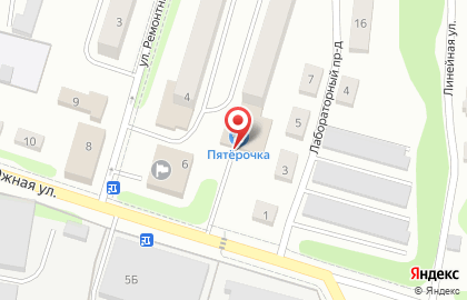 Дискаунтер Пятёрочка в Щёкино на карте
