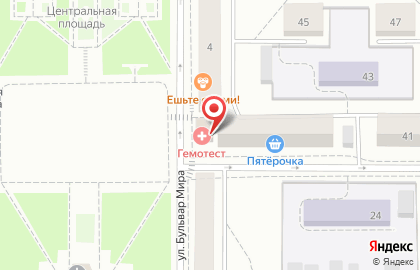Медицинская лаборатория Гемотест в Краснотурьинске на карте