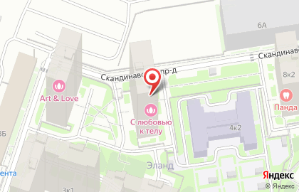 Фитнес-студия Mango в Санкт-Петербурге на карте