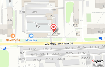 Автостоянка Лагар на карте