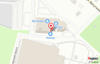 Мебельный магазин СтолБери на Пролетарском проспекте на карте