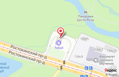 ЕКА в Ростокинском проезде на карте