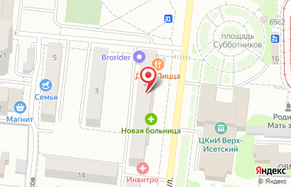 УралТрансБанк на Заводской улице на карте
