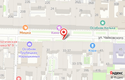 Концепт на улице Чайковского на карте