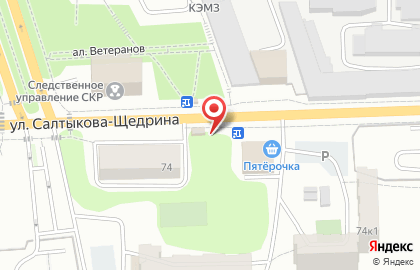Киоск по продаже горячей выпечки на карте