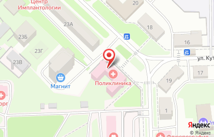 Поликлиника в Казани на карте