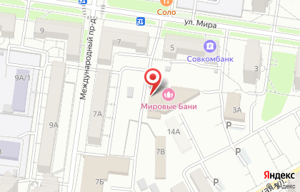 Прачечная Белизна на карте