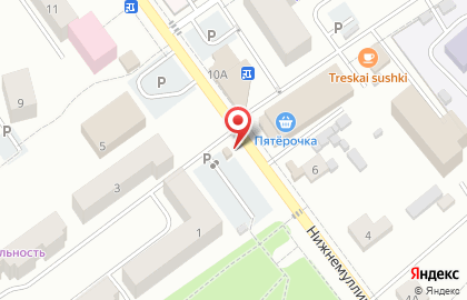 Автостоянка в Перми на карте