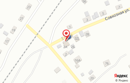 Продовольственный магазин Анастасия на Совхозной улице на карте