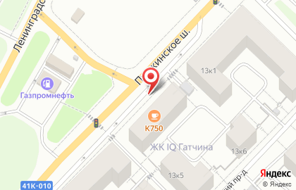 Торговая компания ЭТМ на Пушкинском шоссе на карте