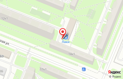 Общество Блокадников на Учительской улице на карте