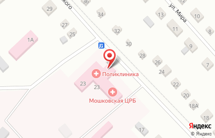 Поликлиника в Новосибирске на карте
