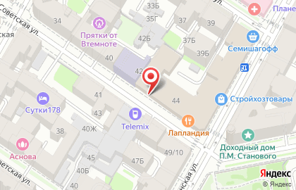 Торгово-строительная компания Аристократъ на Мытнинской улице на карте