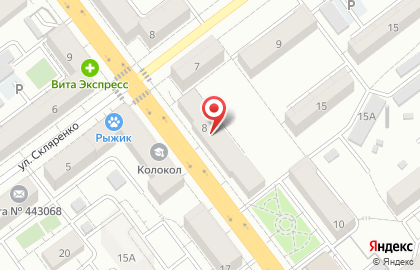 Федерация волейбола Самарской области на проспекте Масленникова на карте