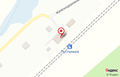 Пустынька, железнодорожная станция на карте