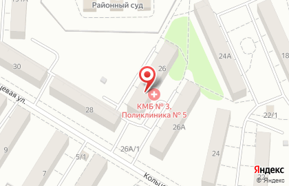 Поликлиника №5 Красноярская межрайонная больница №3 на карте