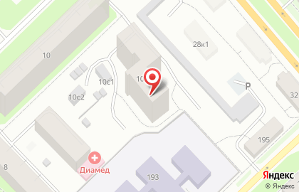 Зоомагазин Четыре лапы в Архангельске на карте