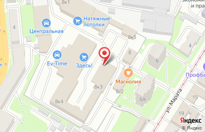 Интернет-магазин WarmHoff на улице Марата на карте