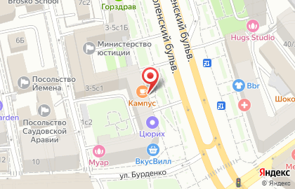 Салон красоты Галина в 3-м Смоленском переулке на карте