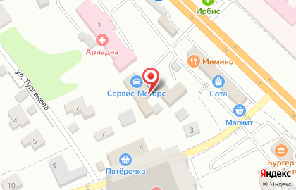 АВРОРА типография на улице Ленина на карте