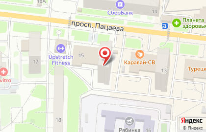 Медицинская лаборатория NovaScreen на улице Пацаева в Долгопрудном на карте