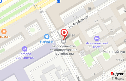 Ново-Исаакiевскiй, офисный особняк на карте