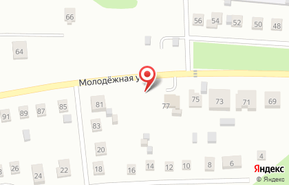 Продуктовый магазин в Октябрьском округе на карте