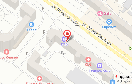 Банк ВТБ в Омске на карте