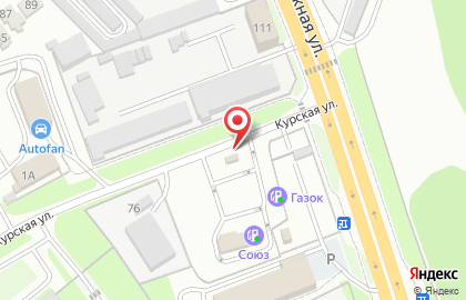 Автокомплекс в Первомайском районе на карте