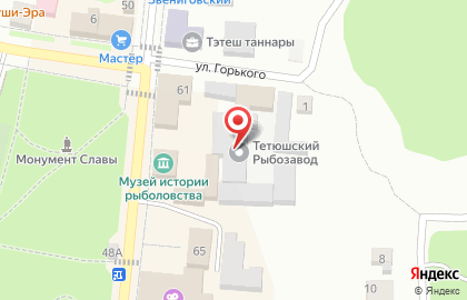 Тетюшский рыбзавод на карте