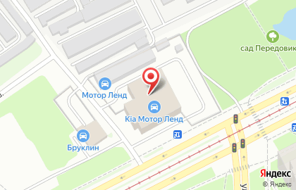 Компания KIA Мотор Ленд на Ириновском проспекте на карте