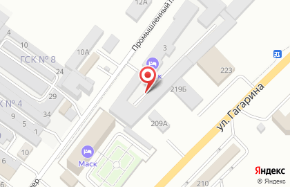 Мебельный центр Маск в Промышленном переулке на карте