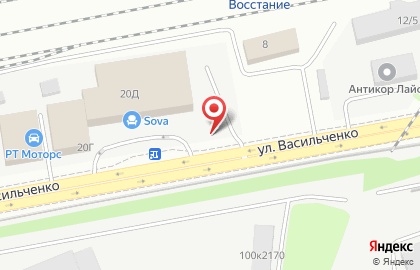 Торговый дом Втормет-Индустрия на улице Васильченко на карте
