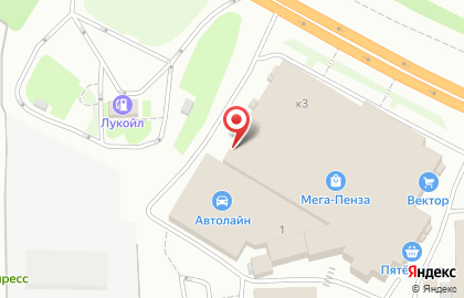 Автомагазин Авто Альянс в Октябрьском районе на карте