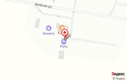 Комплекс дорожного сервиса Русь на карте