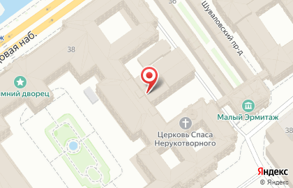 Государственный Эрмитаж в Санкт-Петербурге на карте