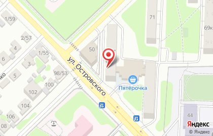 Продуктовый магазин в Рязани на карте