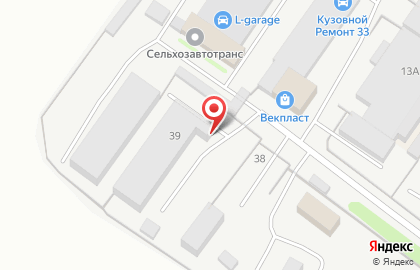 Торговая компания А-Мега во Владимире на карте