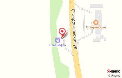 АЗС в Ставрополе на карте