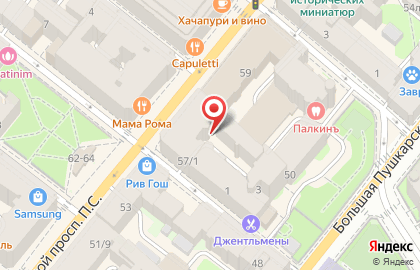 Маленький гений в Петроградском районе на карте
