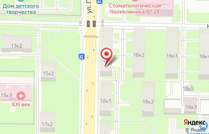 Супермаркет ДИКСИ на улице Пограничника Гарькавого на карте