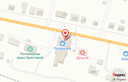 Супермаркет Пятерочка в Нижнем Новгороде на карте