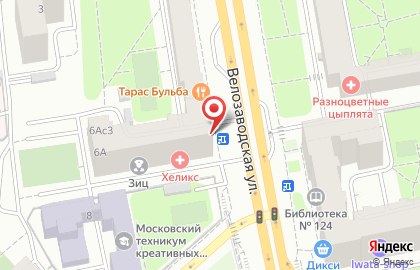 Ресторан Авлабар на Автозаводской на карте