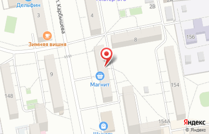 Банкомат ФиаБанк, АО на улице Карбышева на карте